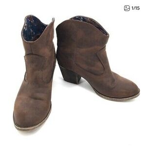 Rocket Dog Western Cowboy Ankle Boots Size 9